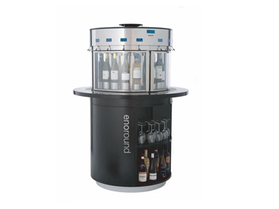 eno round wine dispensing system for restaurants or bars